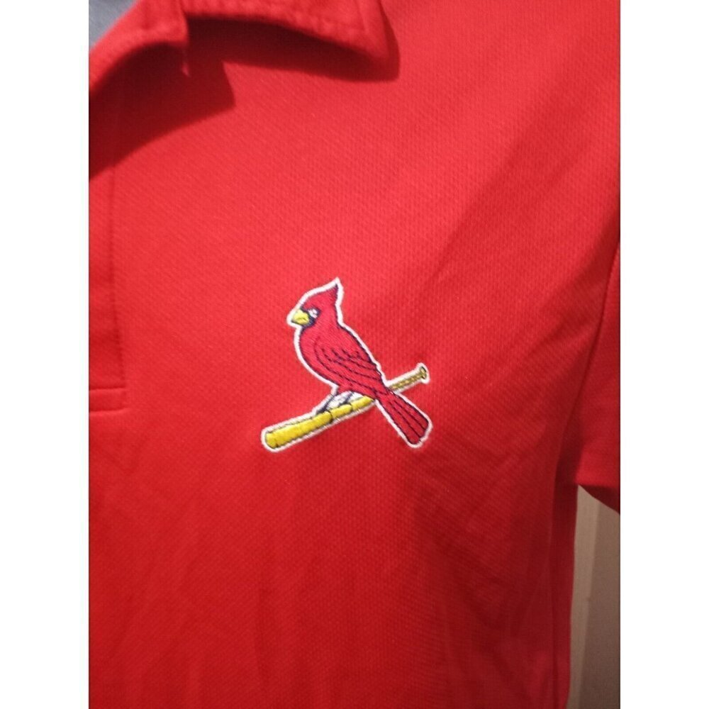 Genuine Merchandise TX3 Cool St. Louis Cardinals MLB Men’s Medium M Polo Shirt - Picture 2 of 10